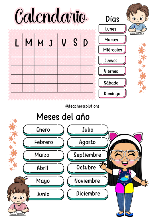 Cartel de calendario