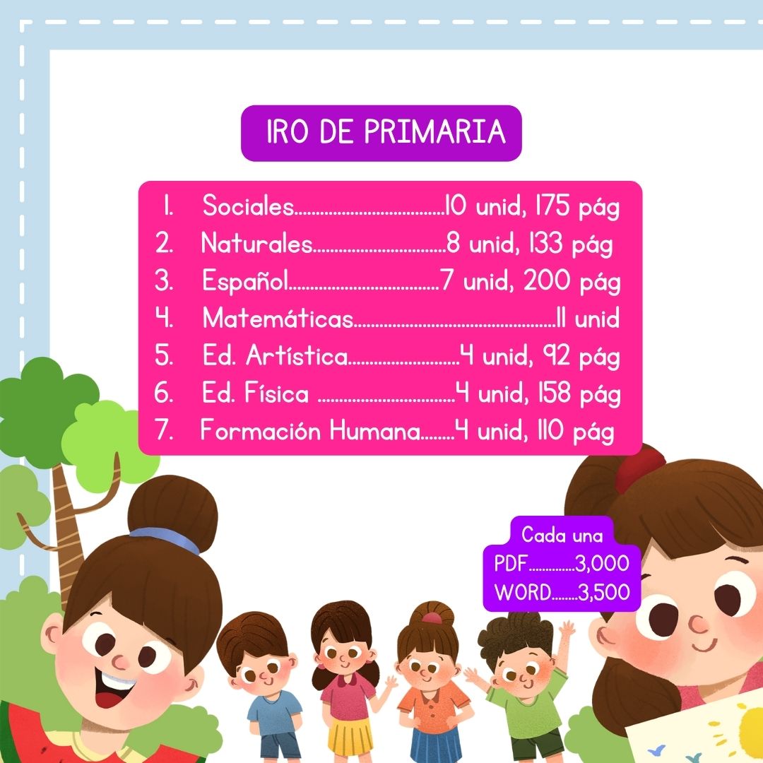 PLANES 1RO DE PRIMARIA