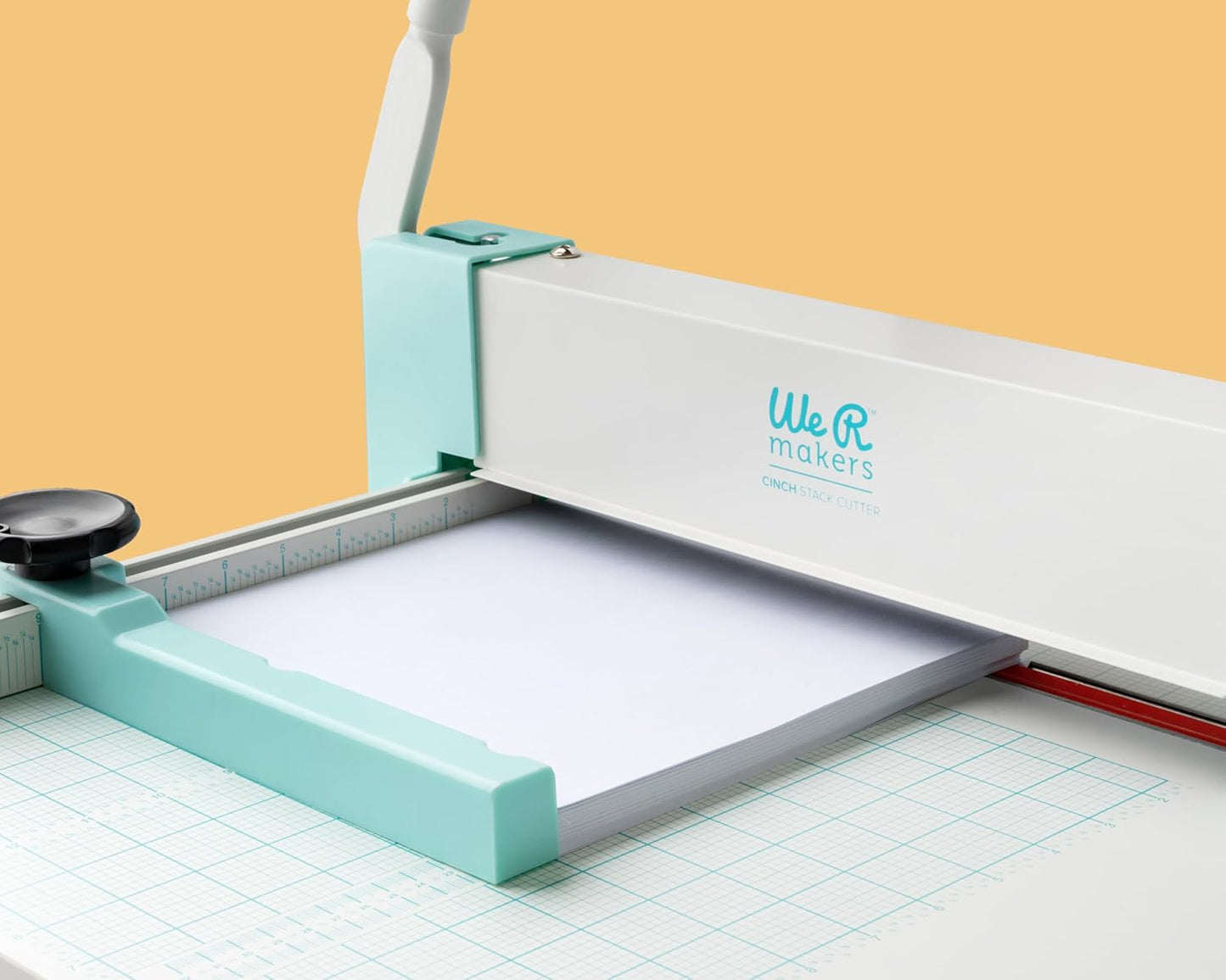 We R Makers - Cortador de papel guillotina resistente para pilas de 1 pulgada de grosor