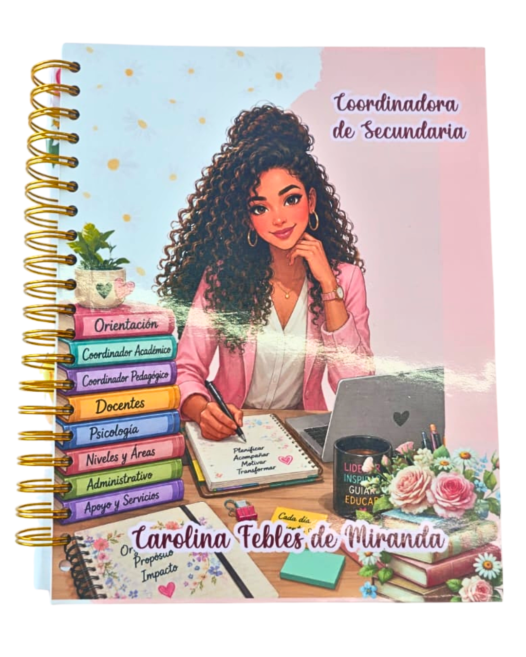 Doble Agenda Coordinador de Secundaria, 2 Tomos de 650 Páginas