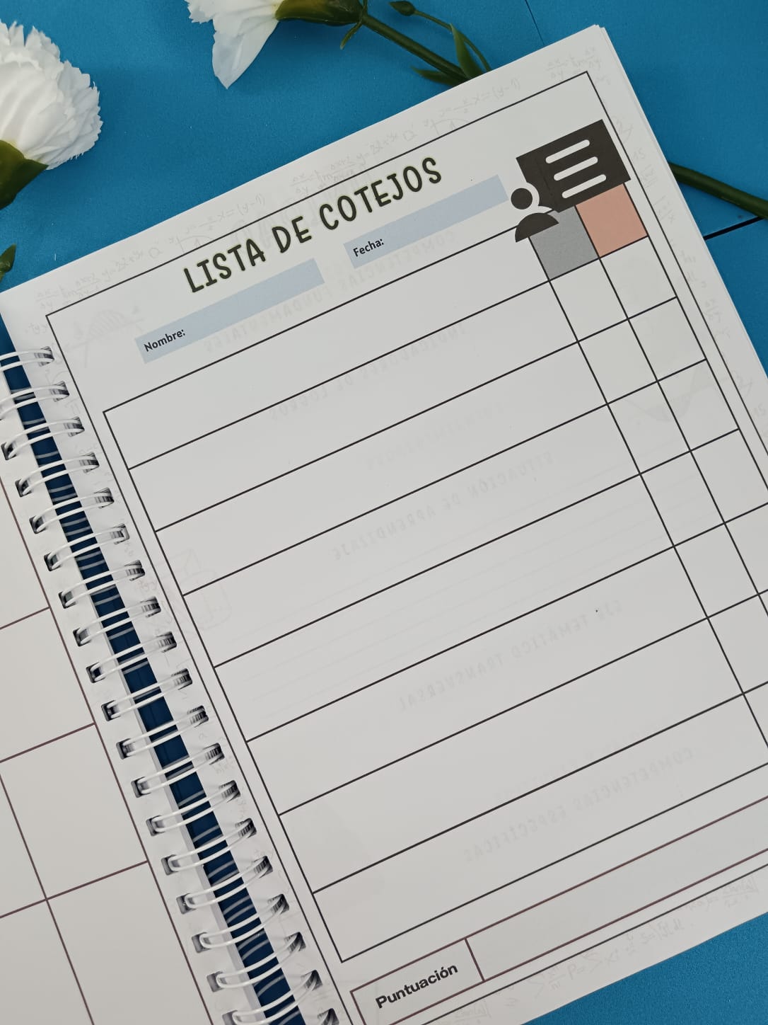Cuaderno Planificación Docente Matemáticas