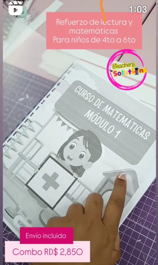 Cuadernillo mate para 4to a 6to