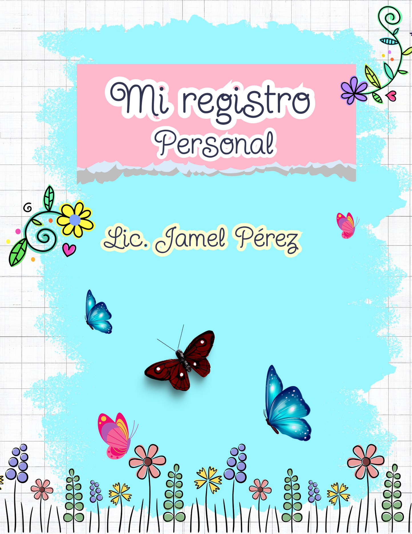Registro personal PLÁSTICO