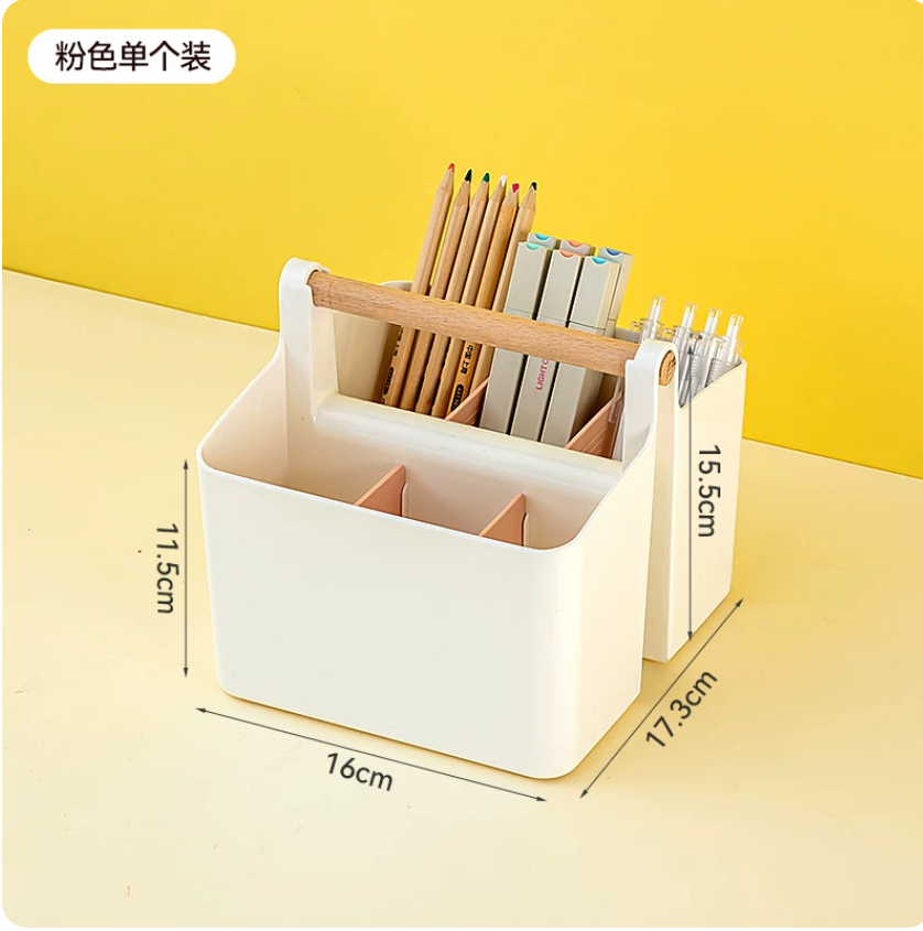Caja de almacenamiento para marcadores, portátil, de gran capacidad, para bolígrafos de dibujo infantiles