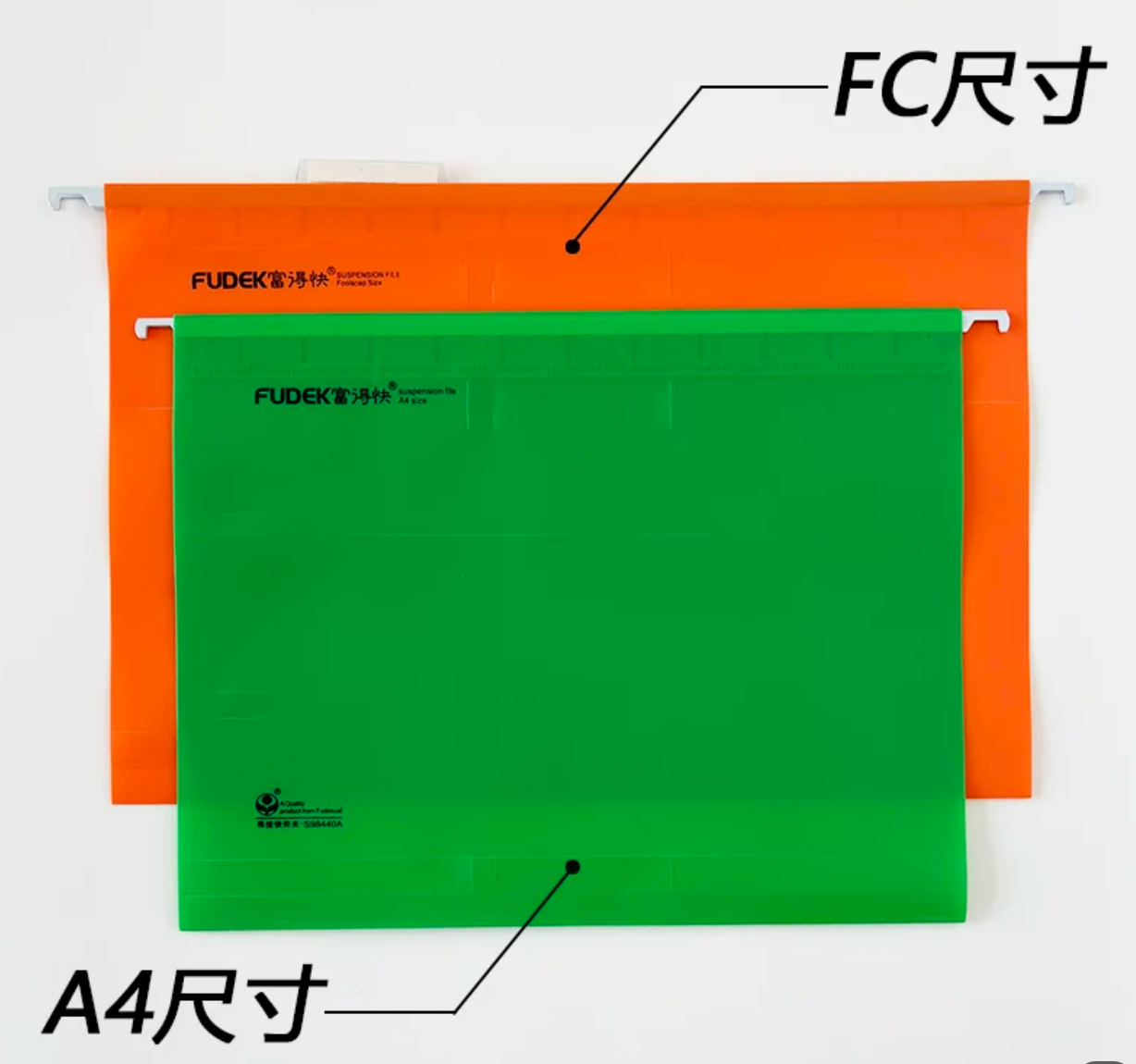 Portafolio Clip de plástico para almacenar, carpeta para colgar (12 divisiones)