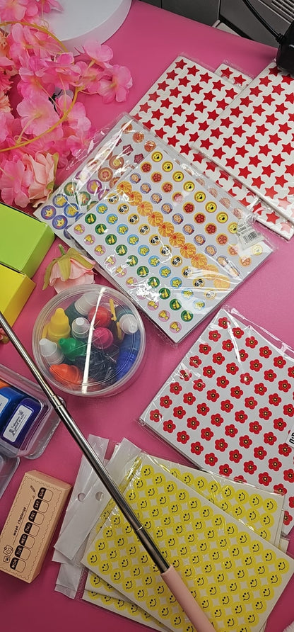 Combo Motivacional de Sellos y Stickers