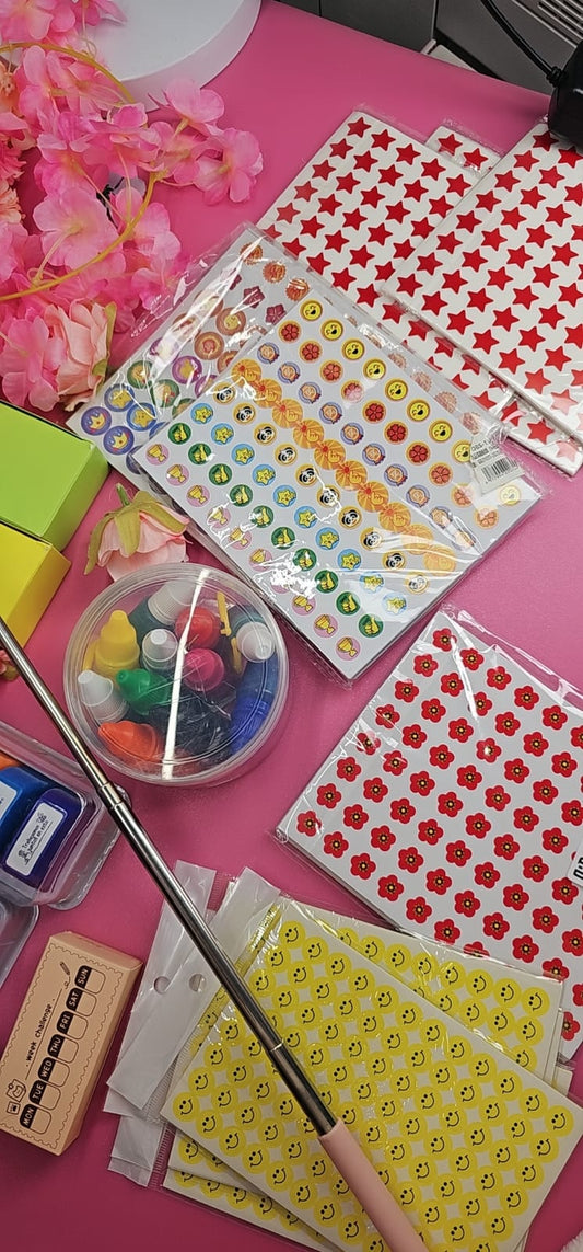 Combo Motivacional de Sellos y Stickers