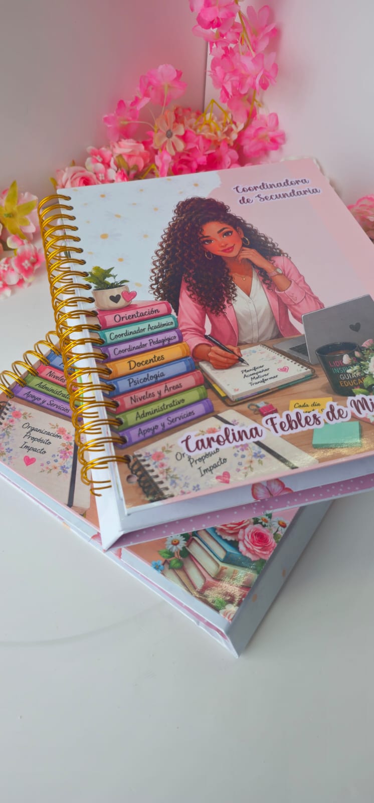 Doble Agenda Coordinador de Secundaria, 2 Tomos de 650 Páginas
