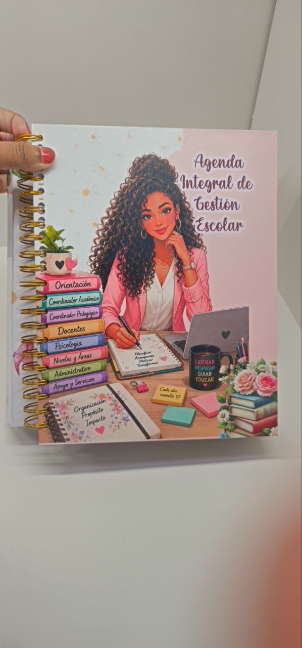 Agenda para Director Escolar, 720 Páginas